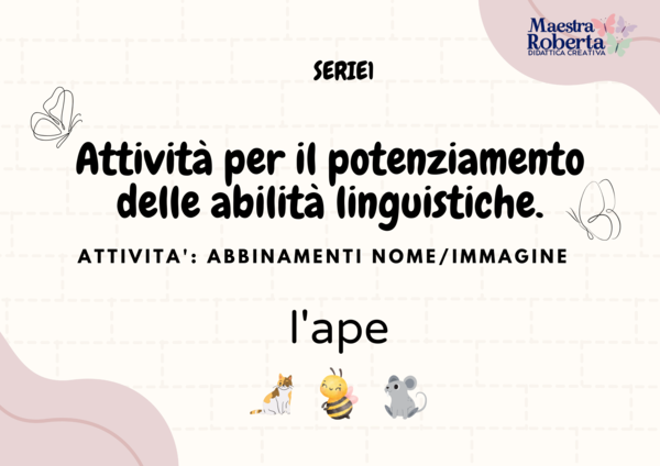 GIOCHI DI PAROLE: FLASH CARD PAROLE PIANE PER IL POTENZIAMENTO LINGUISTICO