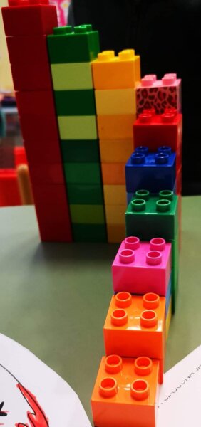 Conta con i mattoncini lego