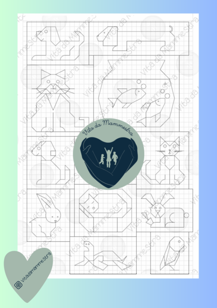 Cornicette degli ANIMALI DOMESTICI di Vita da Mammestra
