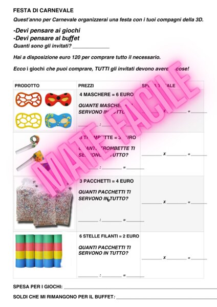 Carnevale_compito di realtà