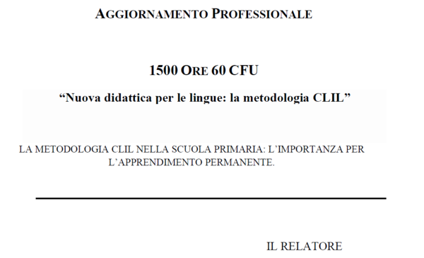TESINA METODOLOGIA CLIL