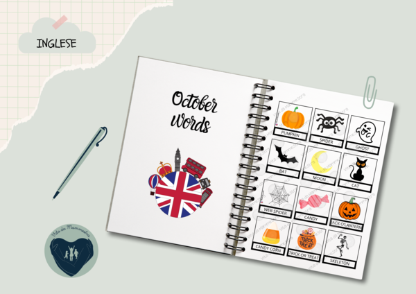Flashcards - October words di Vita da Mammestra