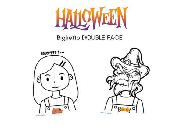 Halloween - Biglietto DOUBLE FACE