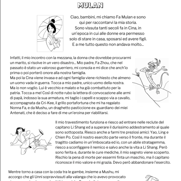 Mulan - Giornata della Donna