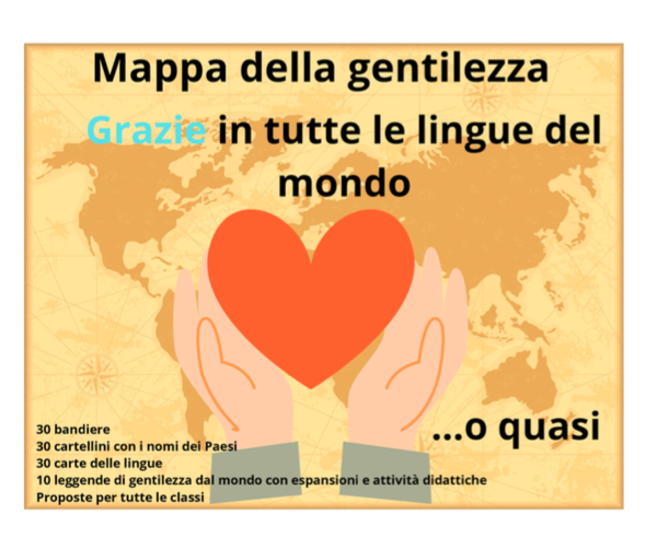 Giornata della gentilezza: Grazie in tutte le lingue del mondo o quasi (attività interdisciplinari per tutte le classi)