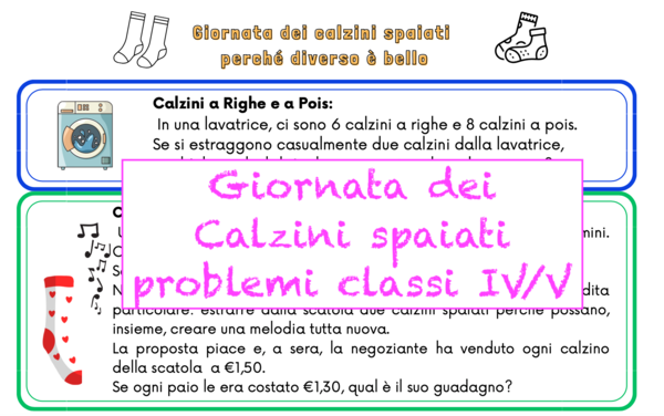 Giornata dei calzini spaiati: problemi