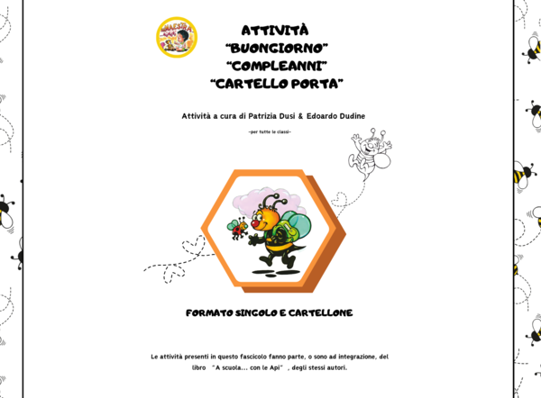 API - BUONGIORNO, COMPLEANNI, CARTELLO PORTA