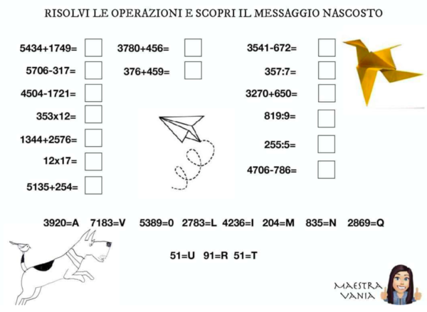 Attività di accoglienza - classe 4