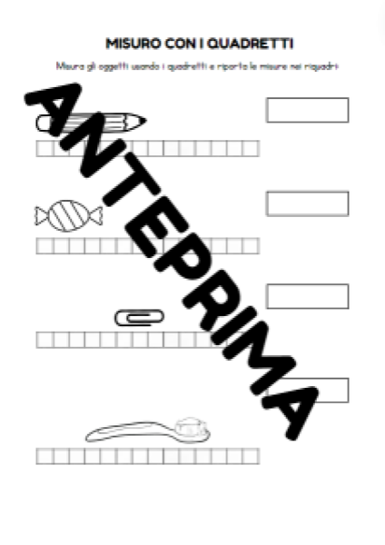 Misuro con i quadretti