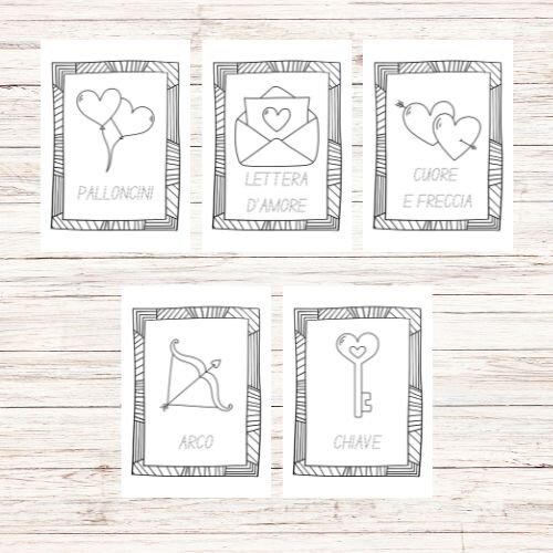 Disegni da colorare di San Valentino