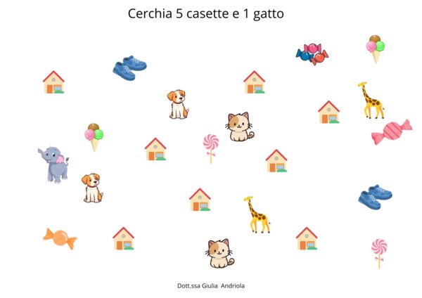 Schede per attenzione, numeri, suoni, lettere & quantità