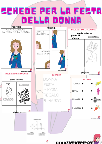 Materiale didattico: festa della donna