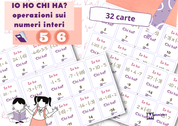 OPERAZIONI SUI NUMERI INTERI - Io ho, chi ha?