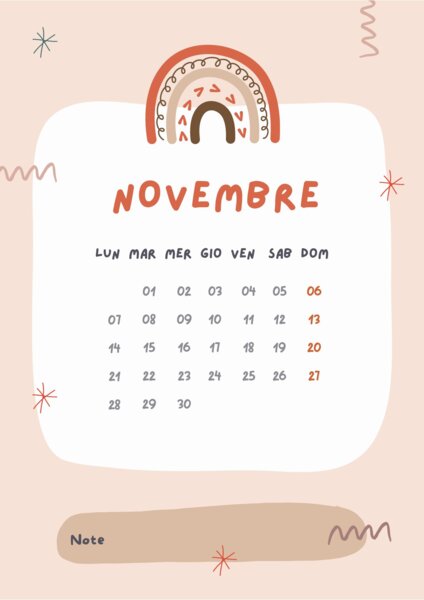 Benvenuto Novembre