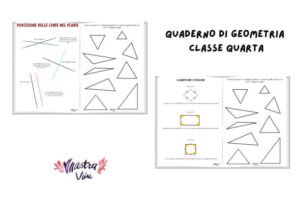 MATERIALE DIDATTICO GEOMETRIA CLASSE QUARTA