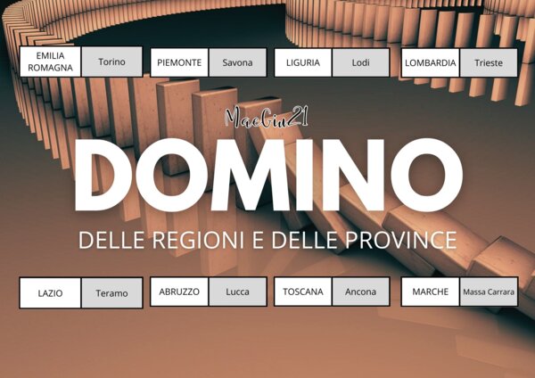 Domino delle regioni e delle province