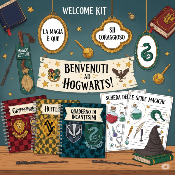 Kit accoglienza a tema Harry Potter