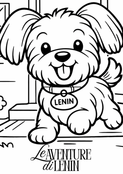 Lenin e le sue Avventure – Libro da Colorare per Bambini 3-7 Anni con 15 Disegni Facili