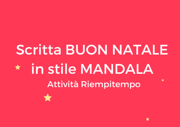 Buon Natale Mandala