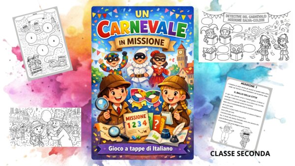 Missione di Carnevale: gioco didattico a tappe di italiano