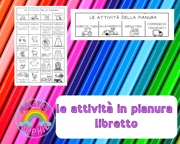 LIBRETTO SULLE ATTIVITA' DELLA PIANURA