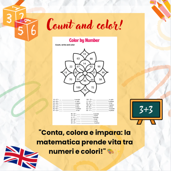 Count and color: gioca con l'inglese e la matematica