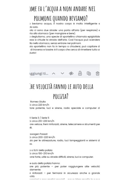 Dettati. 17 in totale di diverse lunghezze.