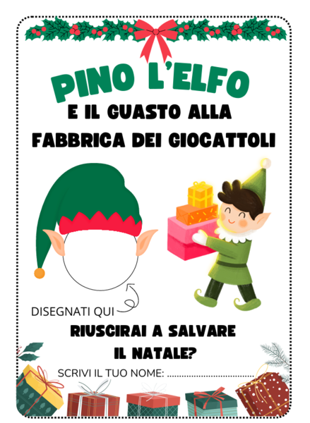 Compiti di matematica e lettura per Natale classe seconda