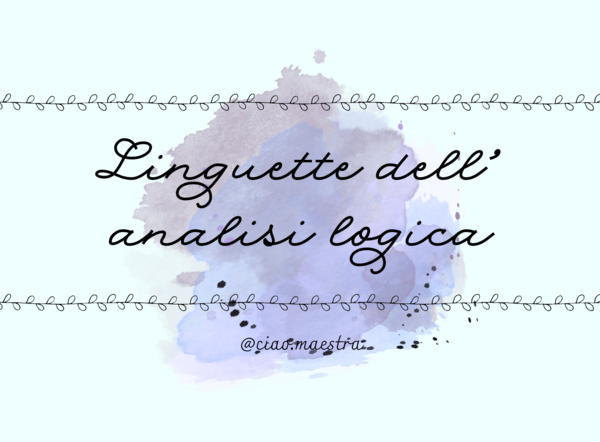 Linguette dell'analisi logica