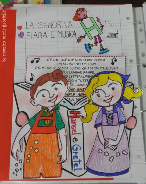 Lettera ACCA in testo con rima