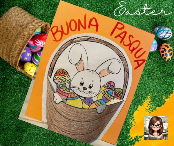 Biglietto di Pasqua POP UP