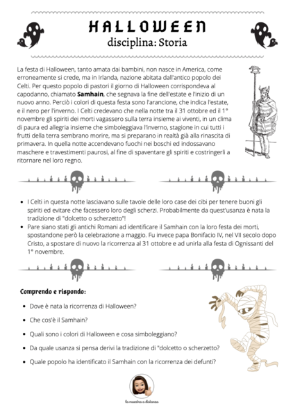 Halloween Interdisciplinare