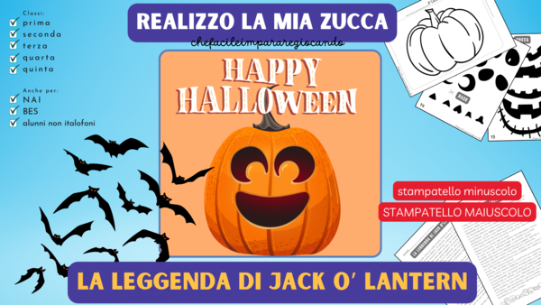 HALLOWEEN LEGGENDA DI JACK O'LANTERN - REALIZZO LA MIA ZUCCA