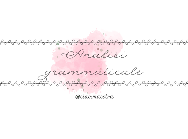 Analisi grammaticale