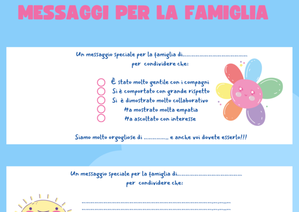 Messaggi per la famiglia
