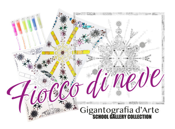 Gigantografia WINTER con "Fiocco di neve"