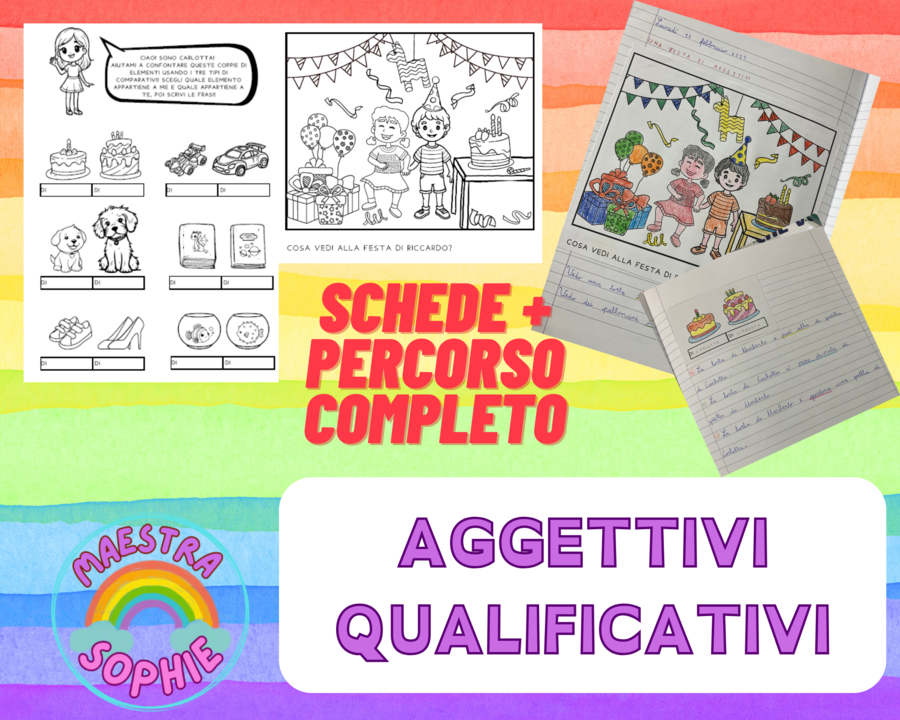 PERCORSO AGGETTIVI QUALIFICATIVI DI GRADO POSITIVO E COMPARATIVI