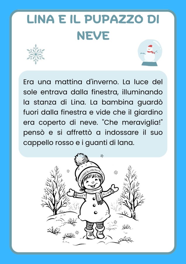 Storia Inverno + attività