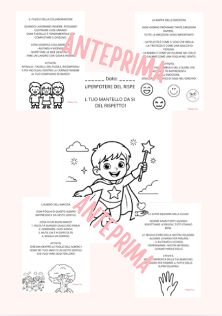 8 Lezioni Attività Alternativa e Educazione Civica - Relazioni, emozioni e gentilezza (Classi 1ª e 2ª)