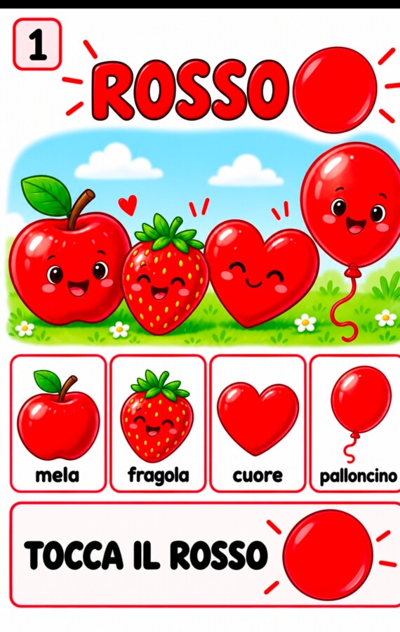 Imparo i colori – Schede visive in CAA