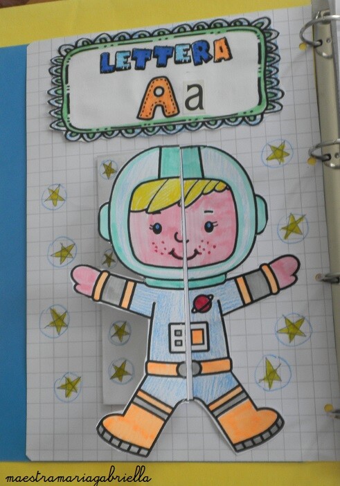 Vocale A di ASTRONAUTA