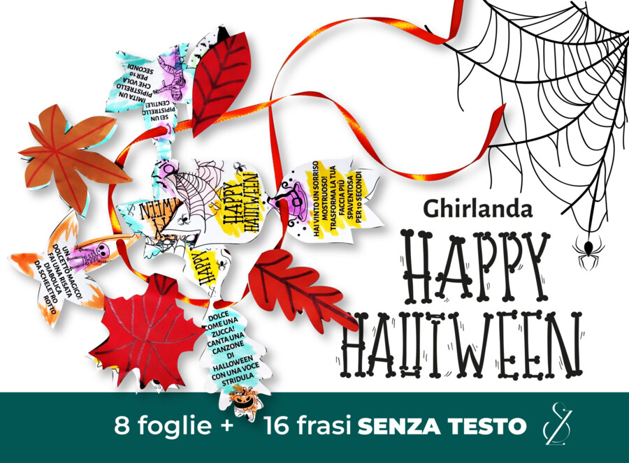 Ghirlanda "HAPPY hAUTween" SENZA TESTO