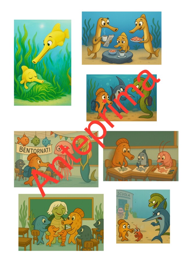 Il primo giorno di scuola del pesce Trombetta