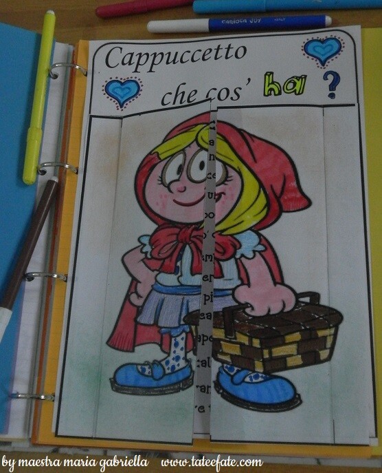 Il verbo avere con Cappuccetto Rosso e la nonnina
