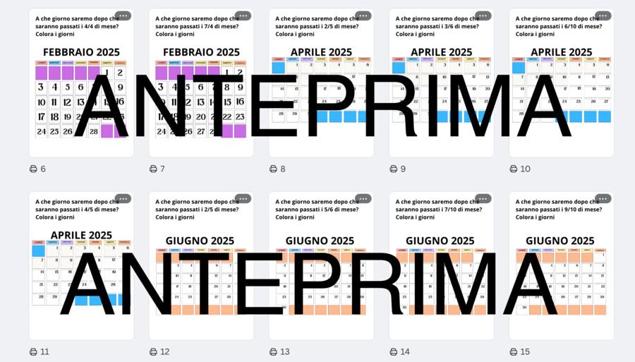Frazioni e scorrere o del tempo