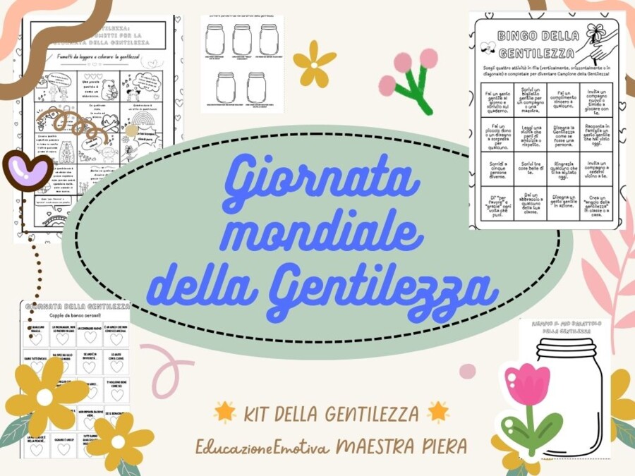 🌟 KIT DELLA GENTILEZZA 🌟 EducazioneEmotiva MAESTRA PIERA