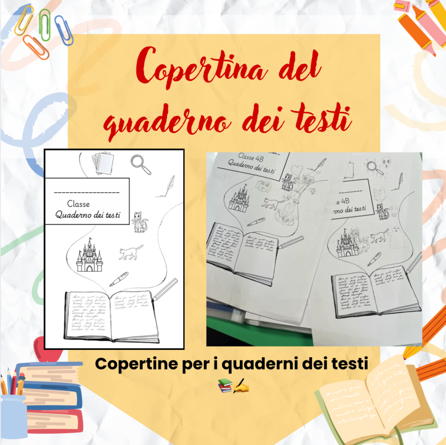 Copertina del quaderno dei testi