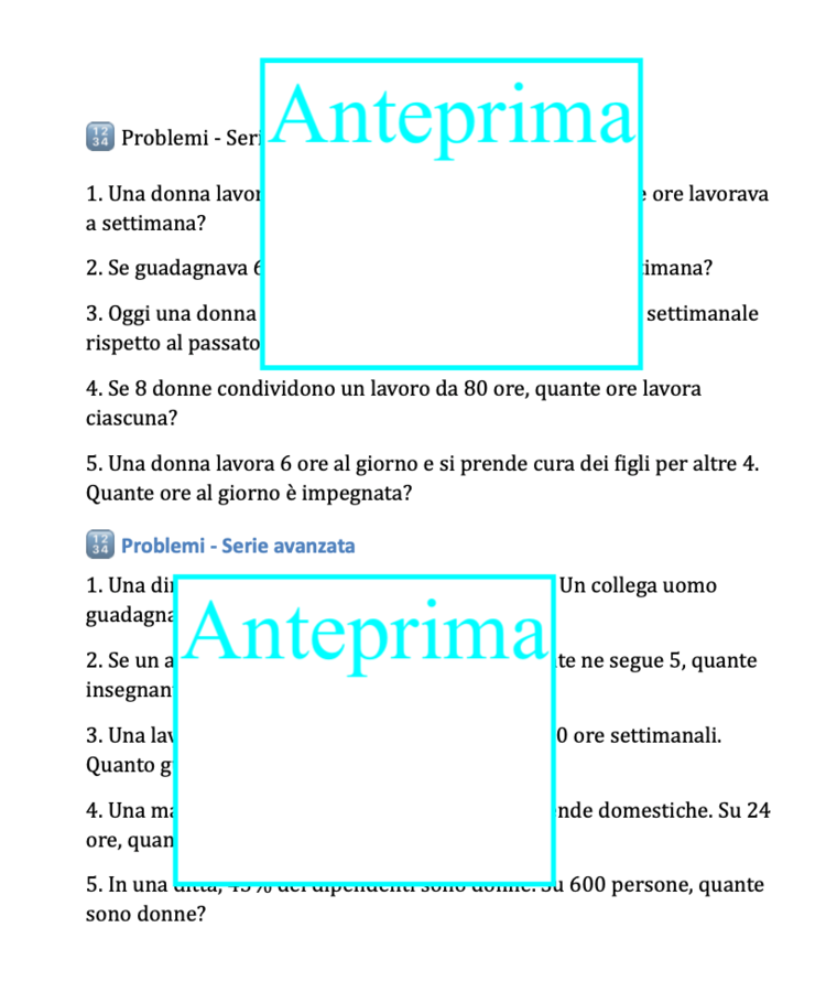 1° Maggio e matematica- diritti da contare