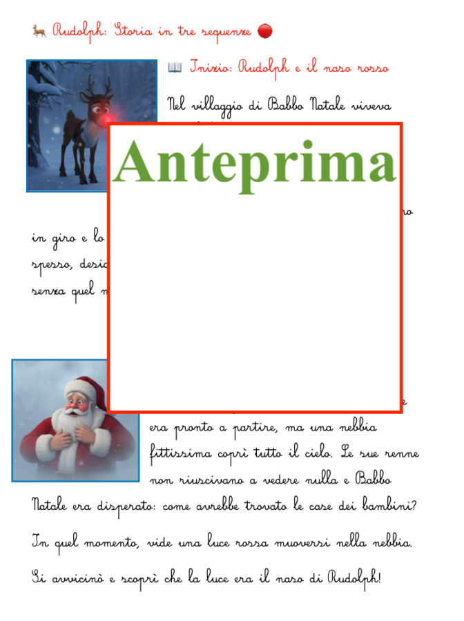 Le nove renne di Babbo Natale- percorso multidisciplinare per tutte le classi