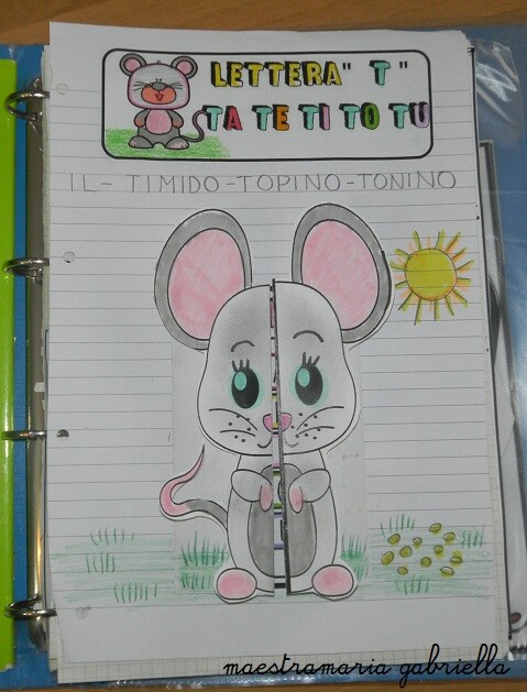 Lettera T : Timido Topino Tonino
